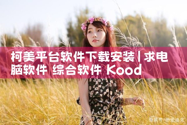 柯美平台软件下载安装